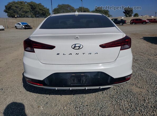 5NPD84LF9KH462323 2019 HYUNDAI ELANTRA White Հետևի տեսք