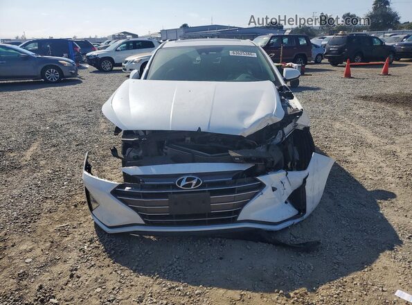 5NPD84LF9KH462323 2019 HYUNDAI ELANTRA White Դիմացի տեսք