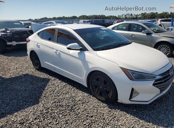 5NPD84LF9KH489604 2019 HYUNDAI ELANTRA White Передня права чверть