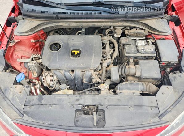 5NPD84LF9LH543369 2020 HYUNDAI ELANTRA Red Սալոնի հետևի տեսք