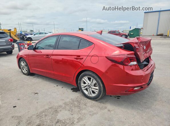 5NPD84LF9LH543369 2020 HYUNDAI ELANTRA Red Հետևի ձախ