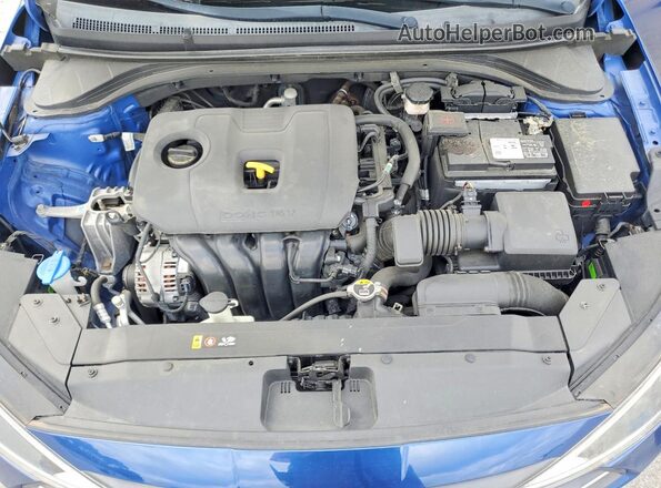 5NPD84LF9LH574086 2020 HYUNDAI ELANTRA Blue Սալոնի հետևի տեսք
