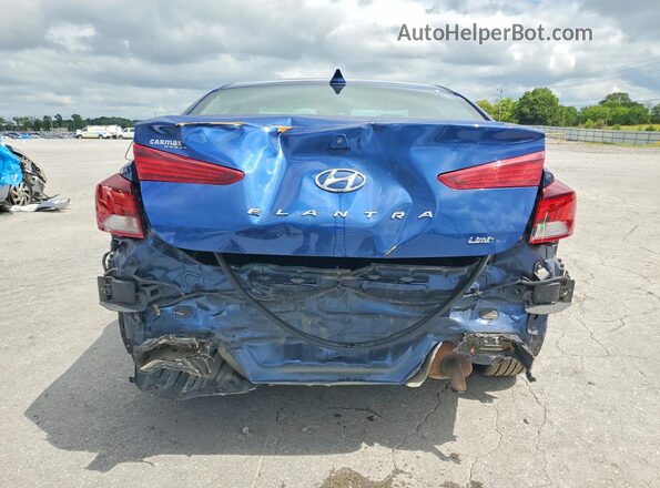 5NPD84LF9LH574086 2020 HYUNDAI ELANTRA Blue Հետևի տեսք