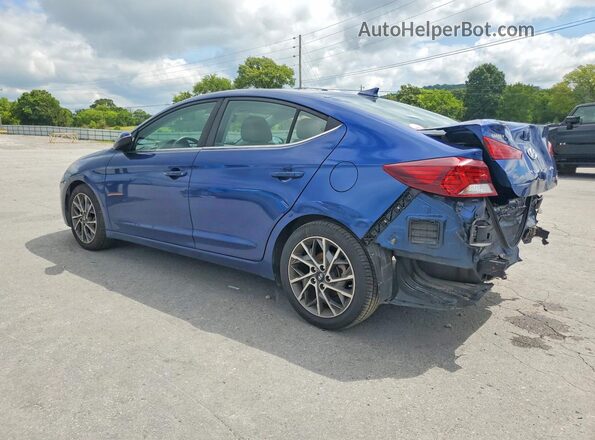 5NPD84LF9LH574086 2020 HYUNDAI ELANTRA Blue Հետևի ձախ