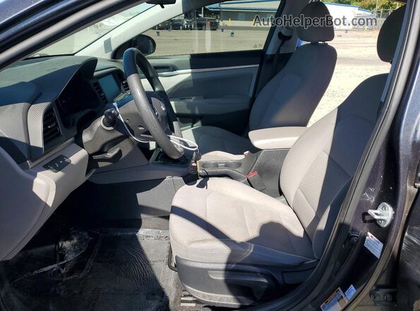 5NPD84LF9LH581068 2020 HYUNDAI ELANTRA Black წინა სალონის ხედი