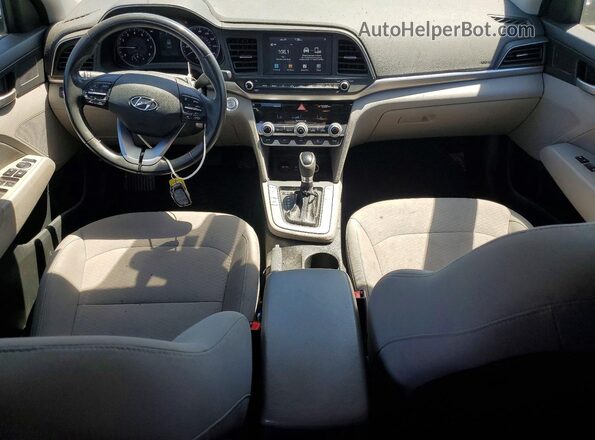 5NPD84LF9LH587209 2020 HYUNDAI ELANTRA Charcoal Вид панелі приладів