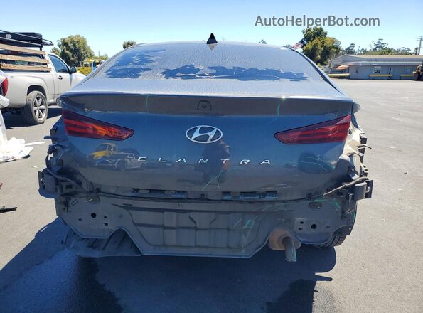 5NPD84LF9LH587209 2020 HYUNDAI ELANTRA Charcoal Вид ззаду