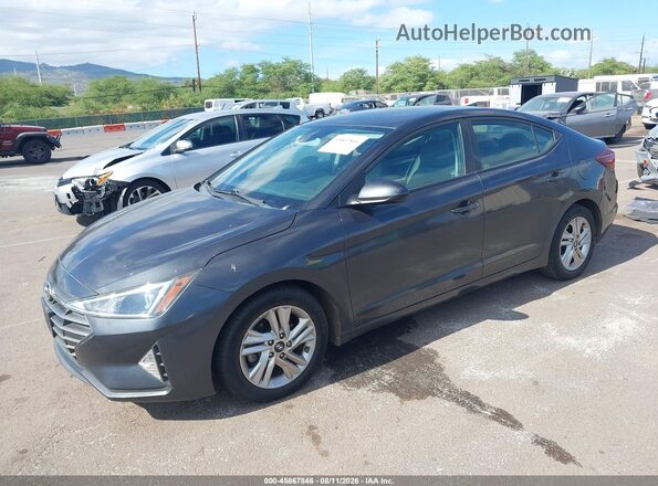 5NPD84LF9LH598940 2020 HYUNDAI ELANTRA Gray Front left