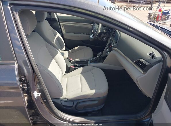 5NPD84LF9LH598940 2020 HYUNDAI ELANTRA Gray Front interior view