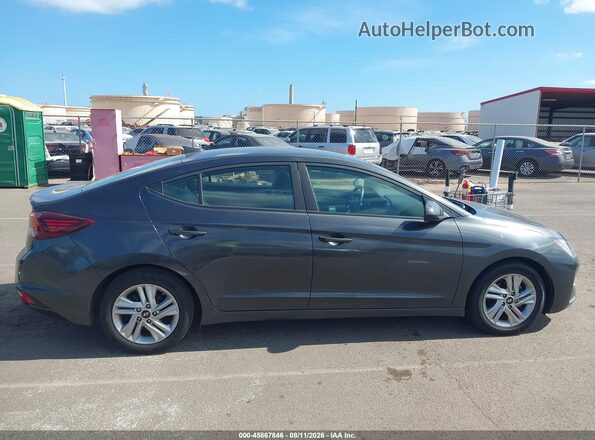 5NPD84LF9LH598940 2020 HYUNDAI ELANTRA Gray Rear interior view