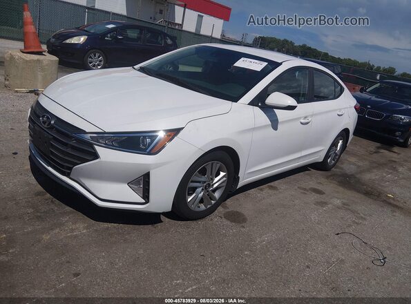 5NPD84LF9LH606390 2020 HYUNDAI ELANTRA White Передня ліва чверть