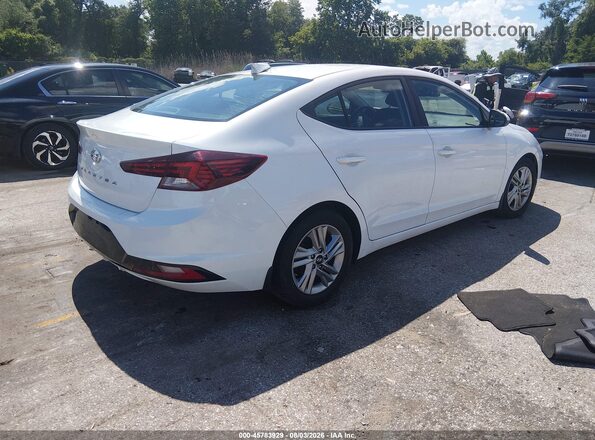 5NPD84LF9LH606390 2020 HYUNDAI ELANTRA White Задня права чверть