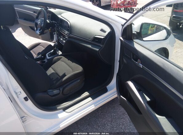 5NPD84LF9LH606390 2020 HYUNDAI ELANTRA White Вид салону спереду