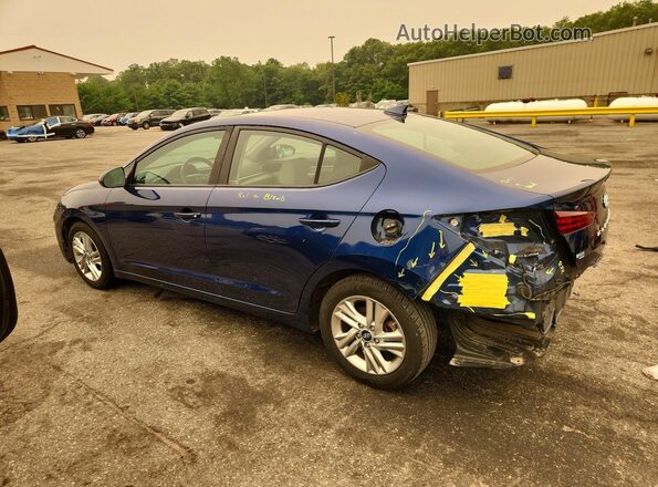 5NPD84LF9LH625862 2020 HYUNDAI ELANTRA Синий Задняя левая четверть