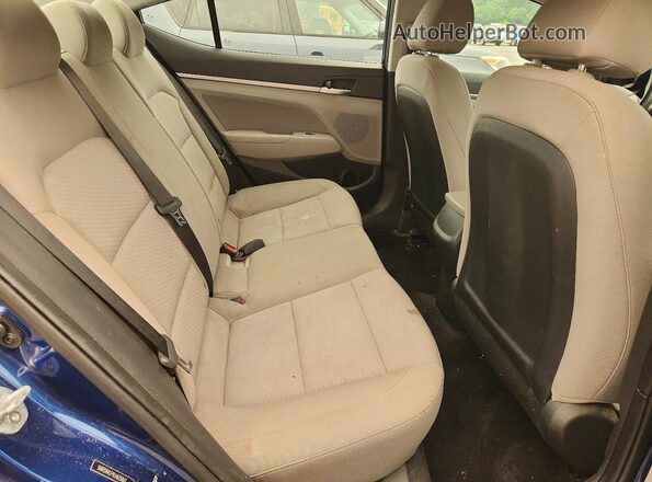 5NPD84LF9LH625862 2020 HYUNDAI ELANTRA Синий Вид задних сидений