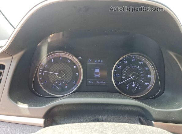 5NPD84LF9LH627367 2020 HYUNDAI ELANTRA Синий Вид щитка приборов