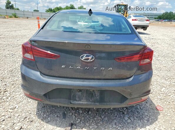 5NPD84LF9LH627367 2020 HYUNDAI ELANTRA Синий Вид сзади