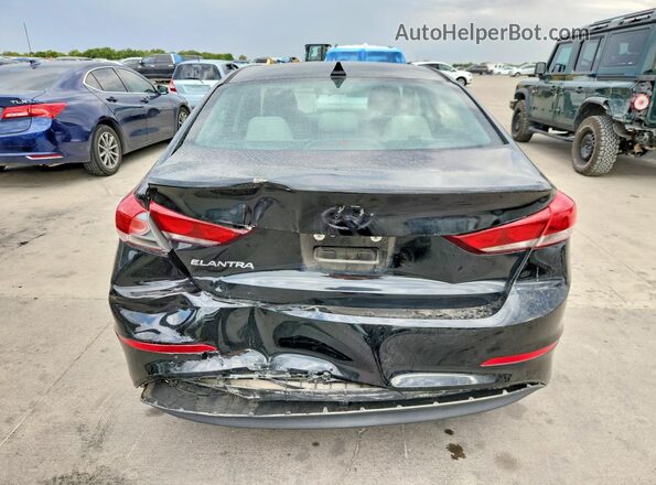 5NPD84LFXHH001088 2017 HYUNDAI ELANTRA Black უკანა ხედი