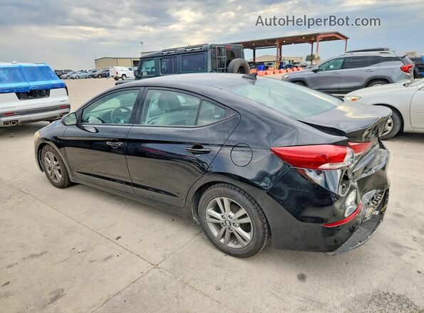 5NPD84LFXHH001088 2017 HYUNDAI ELANTRA Black უკანა მარცხენა