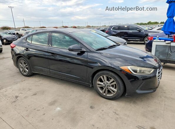 5NPD84LFXHH001088 2017 HYUNDAI ELANTRA Black წინა მარჯვენა