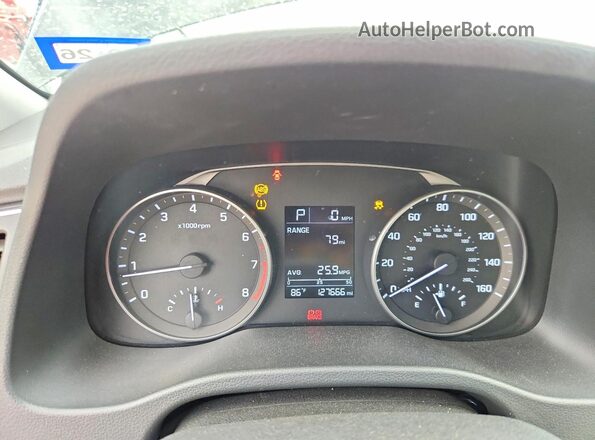 5NPD84LFXHH001088 2017 HYUNDAI ELANTRA Black ხელსაწყოთა პანელის ხედი