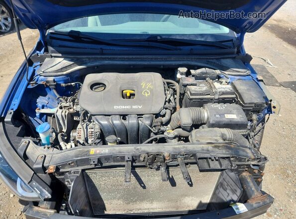 5NPD84LFXHH005612 2017 HYUNDAI ELANTRA Blue Սալոնի հետևի տեսք