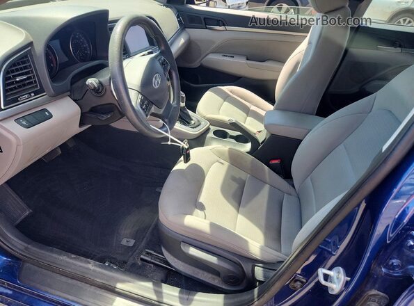 5NPD84LFXHH005612 2017 HYUNDAI ELANTRA Blue Սալոնի դիմացի տեսք