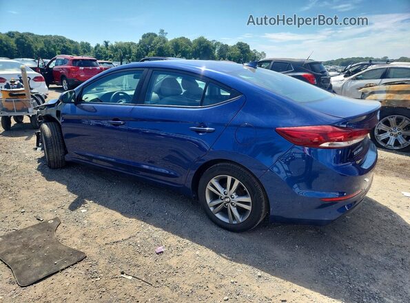 5NPD84LFXHH005612 2017 HYUNDAI ELANTRA Blue Հետևի ձախ