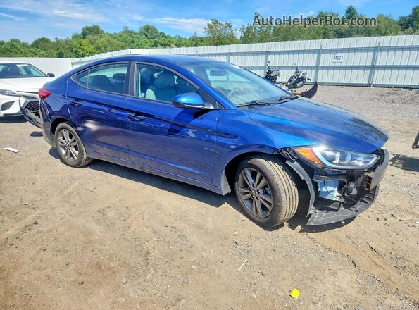 5NPD84LFXHH005612 2017 HYUNDAI ELANTRA Blue Առջևի աջ