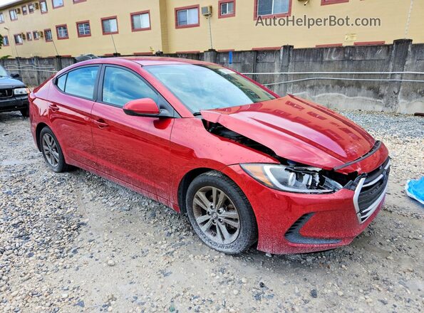5NPD84LFXHH008090 2017 HYUNDAI ELANTRA Red Front right