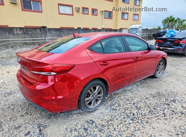 5NPD84LFXHH008090 2017 HYUNDAI ELANTRA Red Rear right