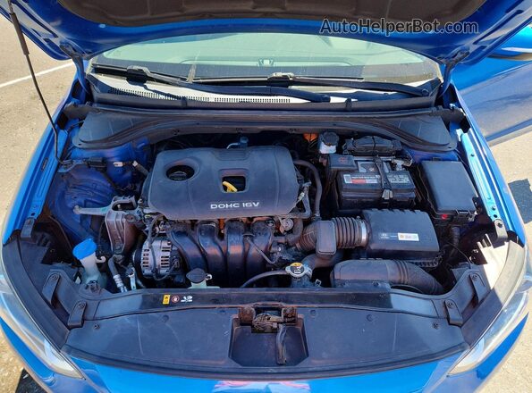 5NPD84LFXHH027545 2017 HYUNDAI ELANTRA Blue Widok wnętrza z tyłu