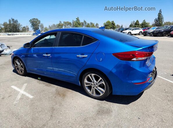 5NPD84LFXHH027545 2017 HYUNDAI ELANTRA Blue Tył lewy