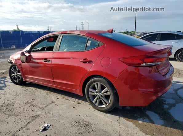 5NPD84LFXHH085574 2017 HYUNDAI ELANTRA Red Tył lewy