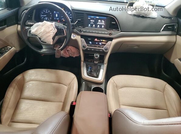 5NPD84LFXHH097448 2017 HYUNDAI ELANTRA White Dashboard view