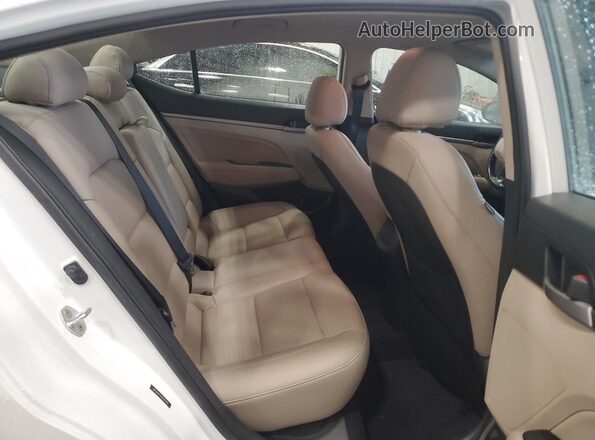 5NPD84LFXHH097448 2017 HYUNDAI ELANTRA White Rear seats view
