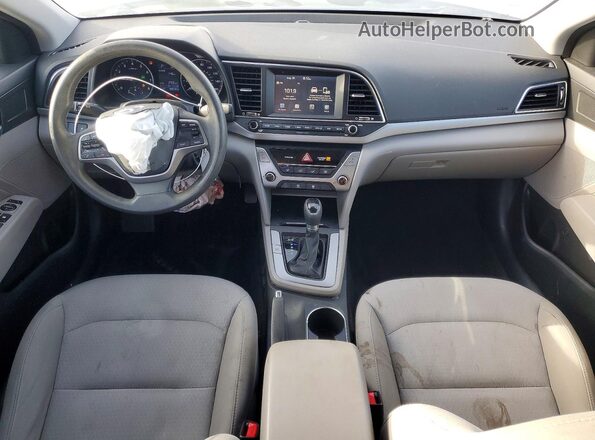 5NPD84LFXHH101840 2017 HYUNDAI ELANTRA Silver Вид панелі приладів