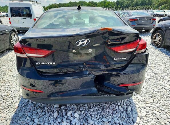 5NPD84LFXHH101935 2017 HYUNDAI ELANTRA Black უკანა ხედი