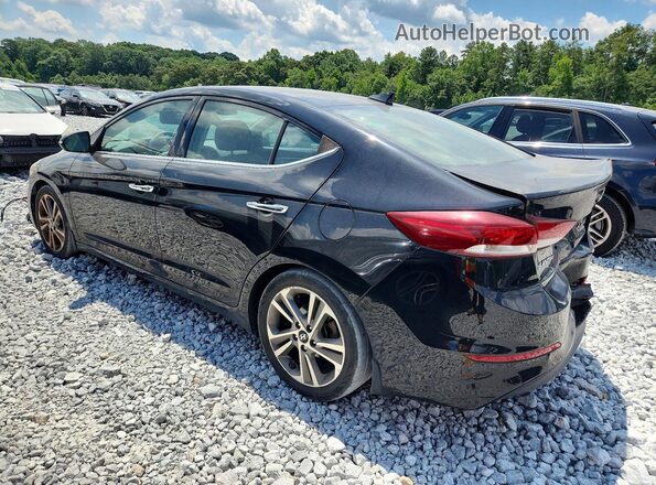 5NPD84LFXHH101935 2017 HYUNDAI ELANTRA Black უკანა მარცხენა