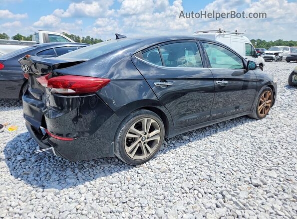 5NPD84LFXHH101935 2017 HYUNDAI ELANTRA Black უკანა მარჯვენა