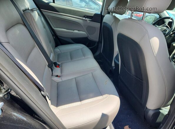 5NPD84LFXHH101935 2017 HYUNDAI ELANTRA Black უკანა სავარძლების ხედი