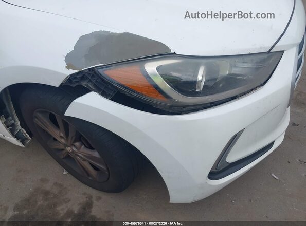 5NPD84LFXHH133204 2017 HYUNDAI ELANTRA White წინა ხედი