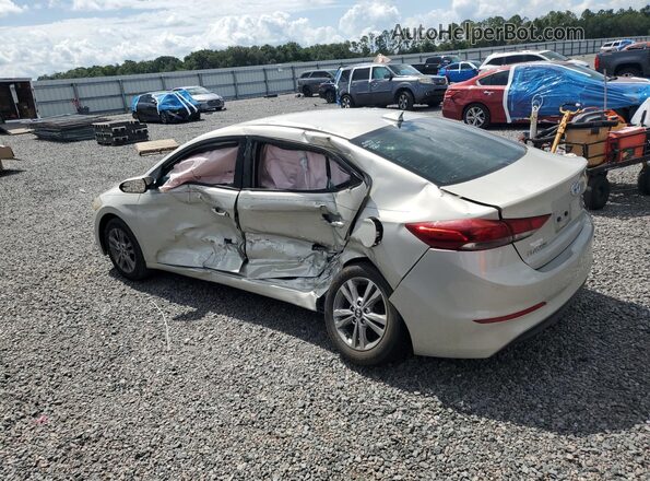 5NPD84LFXHH143649 2017 HYUNDAI ELANTRA Beige Հետևի ձախ
