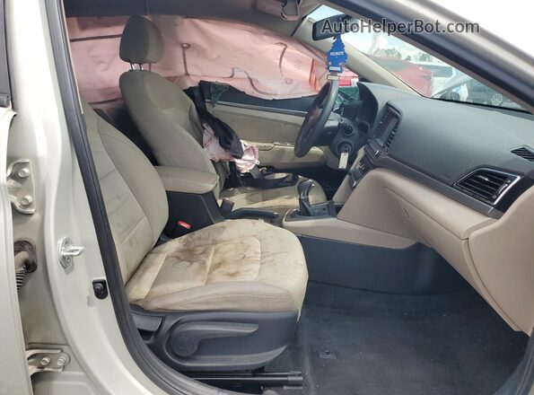 5NPD84LFXHH143649 2017 HYUNDAI ELANTRA Beige Սալոնի դիմացի տեսք