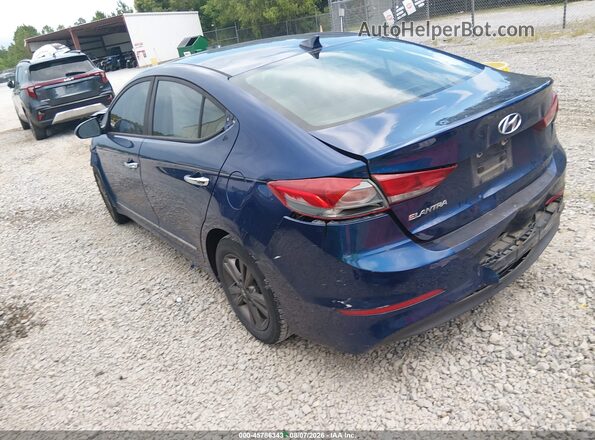 5NPD84LFXHH149936 2017 HYUNDAI ELANTRA Blue Trasero izquierdo