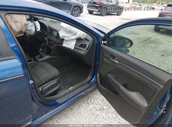 5NPD84LFXHH149936 2017 HYUNDAI ELANTRA Blue Vista interior delantera