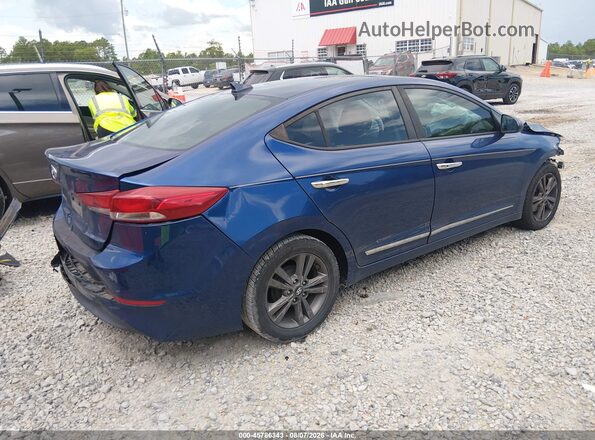 5NPD84LFXHH149936 2017 HYUNDAI ELANTRA Blue Trasero derecho