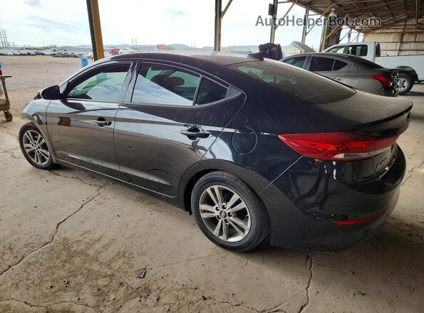 5NPD84LFXHH159205 2017 HYUNDAI ELANTRA Black Հետևի ձախ