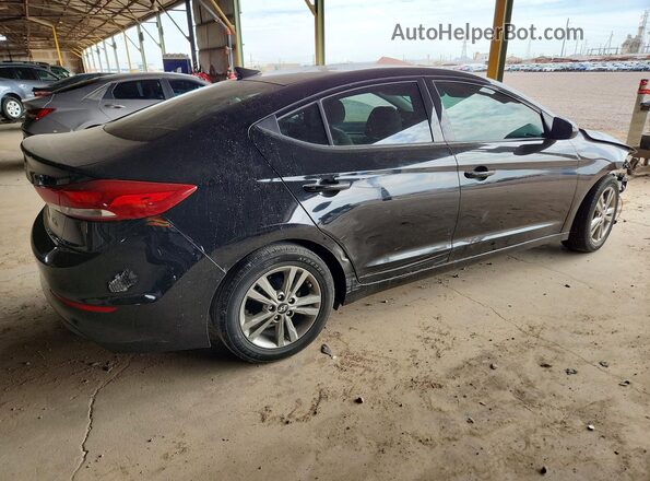 5NPD84LFXHH159205 2017 HYUNDAI ELANTRA Black Հետևի աջ