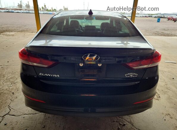 5NPD84LFXHH159205 2017 HYUNDAI ELANTRA Black Հետևի տեսք